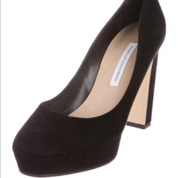 Diane von Furstenburg block heels 8.5 - Picture 2 of 6